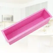 Flexible Rectangular Soap Loaf Silicone Mold DIY Tool for Soap Cake Making