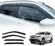 OAD4X4 Weathershields Compatible with Isuzu MU-X MUX 2021-Onwards, Injection Weather Shields Window Visors Wind Deflectors Sun Rain Guard 4PCS Set