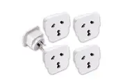 4x Sansai Travel Power Adapter Outlet India South Africa Sockets to AU NZ Plug