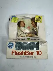 Vintage GE Flash Bar 10 for Polaroid SX-70 Camera 10 Flashes New