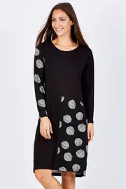 Meteor Print Dress--YAR-YT17W9925