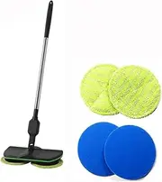 Electric Mop, Cordless Electric Spin Mop, Hardwood Floor Cleaner, Polisher, Scrubber for Hard Floor & Tile, Powerful Cleaner and Wax