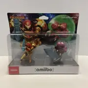 Nintendo Amiibo Metroid Samus Aran And Metroid