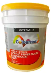 COLOURANT 2 LITRE ACRYLIC INT/EXT PRIMER-SEALER-UNDERCOAT WHITE colour paint