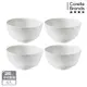 【美國康寧 CORELLE】純白280ml中式飯碗4件組(D32)