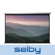 108" Inch Manual Pull-Down Retractable 16:9 Projector Screen Home Theatre