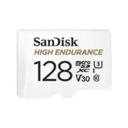 SanDisk High Endurance microSDXC Card SQQNR 128GB UHS I C10 U3 V30