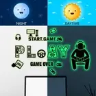 Home Decor Moon Self-adhesive Luminous Wall Sticker Wall Decal Glow In The Dark