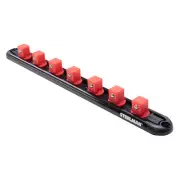 Steelman 1/2-Inch Drive 7-Piece Aluminum Socket Storage Rail 60727