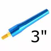 Blue P Style Billet Stubby Short Antenna Jeep Wrangler Unlimited Sahara 07-16 (for: Jeep)