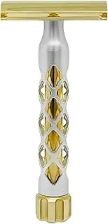 THE GOODFELLAS' SMILE THE VALYNOR Double Edge Safety Razor - CNC Machined Brass and Aluminum - Delivers a close and comfortable Shave - Made by Hand in Italy