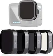 SOONSUN 4-Pack Lens Filter CPL ND8 ND16 ND32 Filter for GoPro Hero 13 Black Camera, Neutral Density and Circular Polarizing Lens Filter Kit Protector for Go Pro Hero 13 Accessories
