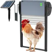 Automatic Chicken Coop Door Solar Powered Duck Door with Remote Control (ZCA)
