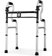 Walker, Lightweight Foldable Mobility Walker Wheels for Adult Seniors Disabled, Adjustable Height for Short, Average and Tall People, Maximum Load Bearing 400lbs Little Surprise