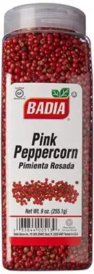 Badia Pink Peppercorn whole pepper Pimienta Rosada 9 Oz