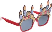 [LIGIGWASH] Happy Birthday Party Glasses Neon Frame Party Decorations Photo Booth Props Funny Eyewear