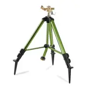 Tripod Sprinklers for Yard, Impact Sprinkler on Tripod Base,Heavy Duty Brass 1