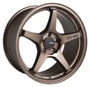 Enkei 521-885-8045ZP for TS-5 18x8.5 5x100 45mm Offset 72.6mm Bore Bronze (for: Toyota)