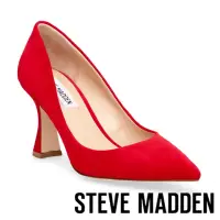 在飛比找momo購物網優惠-【STEVE MADDEN】NOTARY 絨布尖頭酒杯跟高跟