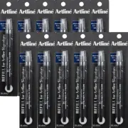 NEW Artline Signature Rollerball Pen 0.7mm Refills Black 12 Pack Bulk