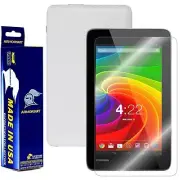 ArmorSuit MilitaryShield Toshiba Excite 7c Screen Protector + White Carbon Skin