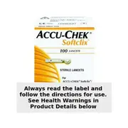 Accu-Chek Softclix Lancet 100 Sterile Lancets
