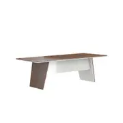Modern Furniture ANDERS Boardroom Table 240cm - Hazelnut & Beige