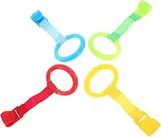 MERRYHAPY Durable Crib Pull Ring Safety Stand Ring Tiny Bed Small Handle Walking Assistant