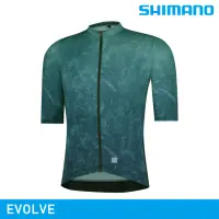 在飛比找momo購物網優惠-【城市綠洲】SHIMANO EVOLVE 短袖車衣 / 綠色
