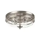 Flush Mount Ceiling Lights, 2-Light Farmhouse Close to Ceiling Light, Industr...