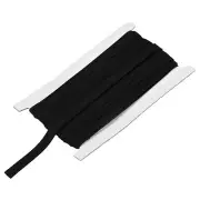 3/8 Inch Double Fold Bias Tape Continuous Bulk Bias Tape Gray Black 12 Yards