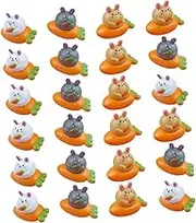 1Set Mini Pullback Cars Friction Powered Car for Easter Rabbit Carrot Theme Party Favors for Birthday