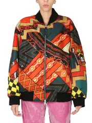 [Etro] Etro-Patchwork Bomber Jacket-Donna 40