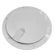 SEA DOG ABS DECK PLATE WHITE POPOUT 6" TEXTURED LID