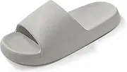 [Boonble] House Slides for Women Men, Quick Drying Non Slip Shower Shoes, Lightweight Open Toe Cloud Slippers, Waterproof Comfy Beach Bathroom Summer Sandals for Indoor Outdoor