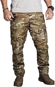 [EMERSONGEAR] Military Patrol Pants for Men Tactical Camo,Army Pants Waterproof,Ergonomic Fit Long