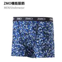 在飛比找PChome24h購物優惠-ZMO男印花內褲US143-三角藍