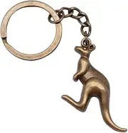 [INSTITIZER] Kangaroo Keychain Pendant Travel Souvenir Pendant Elegant Retro Jewelry Gifts Metal Animal Keyring Keychains Party Favors for Kangaroo Birthday Kids Birthday Carnival Rewards, Multicolour,