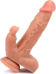 Ultra Realistic Dildo Silicone Dildos, 8.26" Lifelike Beginner Dildo for G Spot and Anal Play with Powerful Suction Cup, Hands-Free Penis Sex Toy for Women Men Sexual