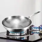 Frying Pan Titanium Induction Gas Cooker Kitchen Practical Nonstick Skillet