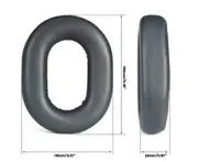 Soft Ear pads Ear Cushions for BackBeat FIT 6100 Headphones Earpads Earmuff Earcups Durable Replacement Easy-to-Wear - Titanium color
