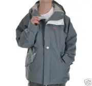Foursquare Lil Fabian Jacket Kids Youth Boys Waterproof Ski Snowboard Gray M