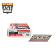 Paslode Framing Nails 30-Degree Brite Smooth Shank Paper Tape Steel Metallic