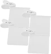 Alipis 4pcs Refrigerator Separator Clips Easy Install Fridge Dividers for Side Door Organization Compact Shelf Partition Board for Multi Food Storage Freezer and Fridge
