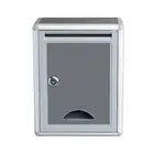 Locking Mailbox Postbox Newspaper Letterbox Outdoor