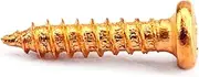 Kisangel 50 Guitar Tuner Screws Set Durable Tuning Peg Screws for Electric Acoustic Guitars Golden Finish Replacement for Tuning Key Machine Heads Strong Material