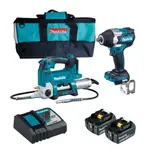 MAKITA 牧田 DLX2479GX1 18V雙機組 DGP180+DTW700(6.0A*2)