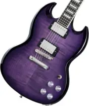Epiphone/Inspired by Gibson SG Modern Figured Purple Burst with Gig Bag