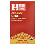 Equal Exchange, Organic Chai, Black Tea, 20 Tea Bags, 1.41 oz (40 g)
