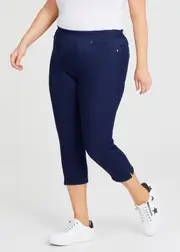 [Virtuelle] Taking Shape The Bestfriend Crop Jegging Size 30 in Indigo - Plus Size Women's Clothing Indigo